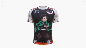 tanjiro rashguard design