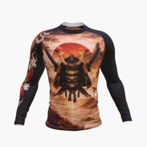 samurai rashguard design
