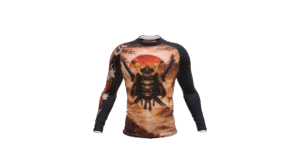 samurai rashguard design