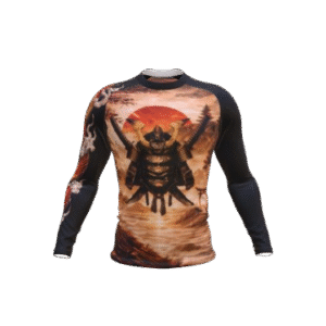 samurai rashguard design