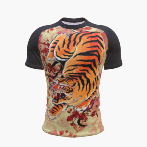 japanese style tiger rashguard design